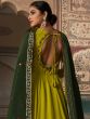 Beige Sequins Embellished Palazzo Salwar Kameez