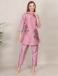 Pink Party Wear Women's Co-Ord Set