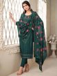Green Festive Embroidered Salwar Kameez