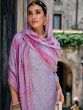 Purple Sequins Embellished Sharara Suit Set