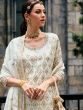 White Festive Wear Salwar Kameez In Chiffon