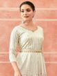Pink Embroidered Festive Anarkali Style Suit