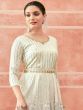 Grey Sequins Embroidered Suit In Anarkali Style