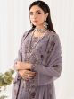 Lilac Purple Pakistani Style Suit In Georgette