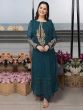 Teal Blue Georgette Indian Palazzo Suit online