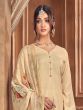 Beige Casual Sequin Work Pant Salwar Kameez