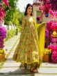 Mehandi Green Anarkali Salwar Suit In Floral Print