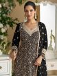 Black Stone Work Pakistani Style Salwar Kameez