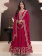 Red Wedding Anarkali Style Salwar Suit Set