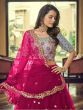 Pink Sequined Bridesmaid Lehenga Choli