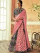 Grey Zari Work Lehenga Choli With Floral Embroidery