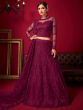Purple Sequin Embroidered Bridesmaid Lehenga Choli