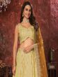 Yellow Stone Augmented Lehenga In Crepe With Blouse