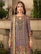 Lilac Purple Gota Patti Embroidered Kurti Style Lehenga Choli