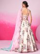 White Thread Heavy Embellished Silk Lehenga Choli