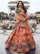 Multicolor Wedding Lehenga Choli In Silk Embroidery