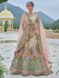 Multicolor Wedding Lehenga Choli In Sequins Work