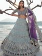 Grey Sequins Augmented Party Lehenga Set