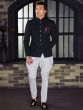 Black Colour Party Wear Jodhpuri Suit.