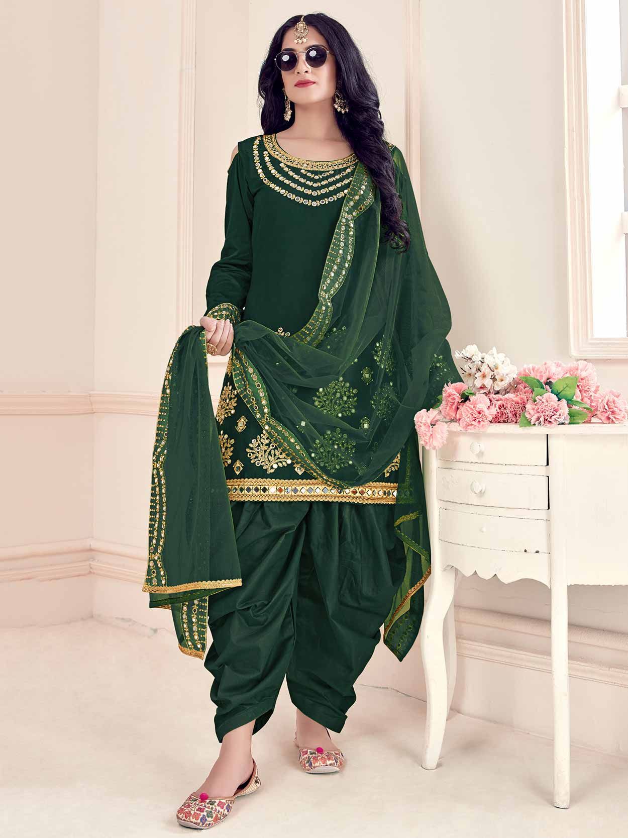 Buy online Patiala Suit Cotton Fabric from Suits & Dress material for Women  by Vishesh Creation for ₹1450 at 36% off | 2024 Limeroad.com