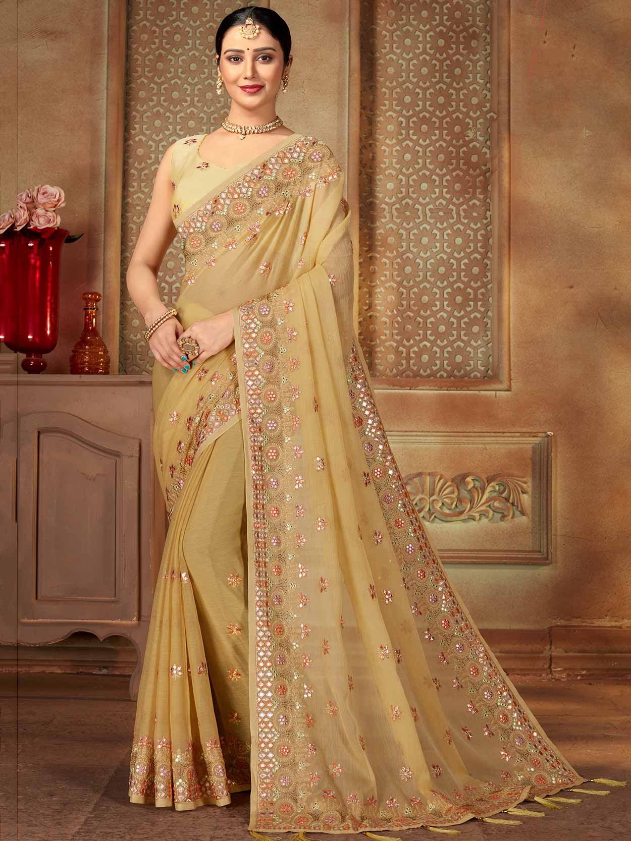 Dazzling Yellow Colored Designer Ready to Wear Saree, Bollywood Saree  latest collections | Bollywood Sarees