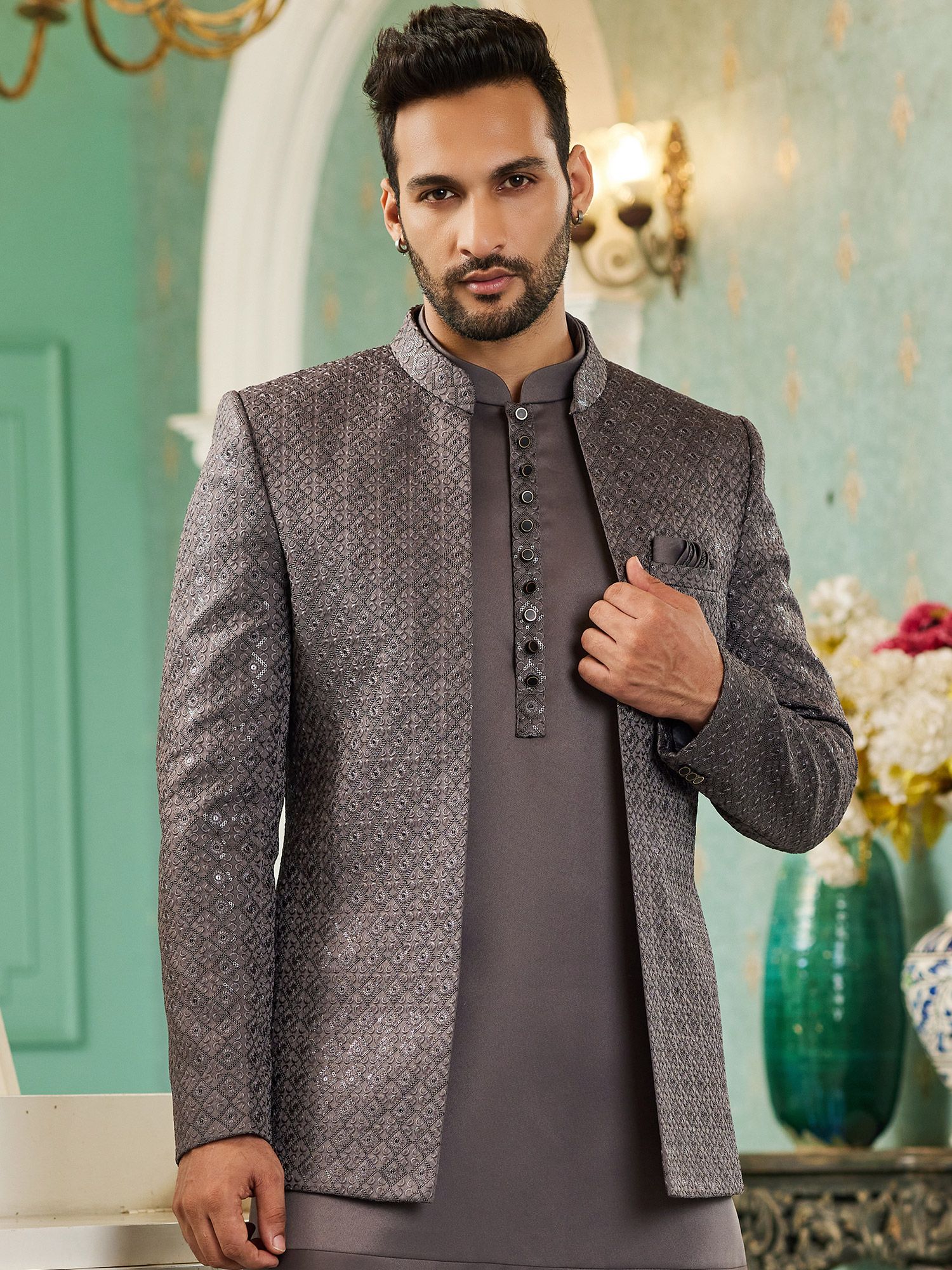 Jodhpuri Suit: Buy Designer Bandhgala Suit for Men Online ...