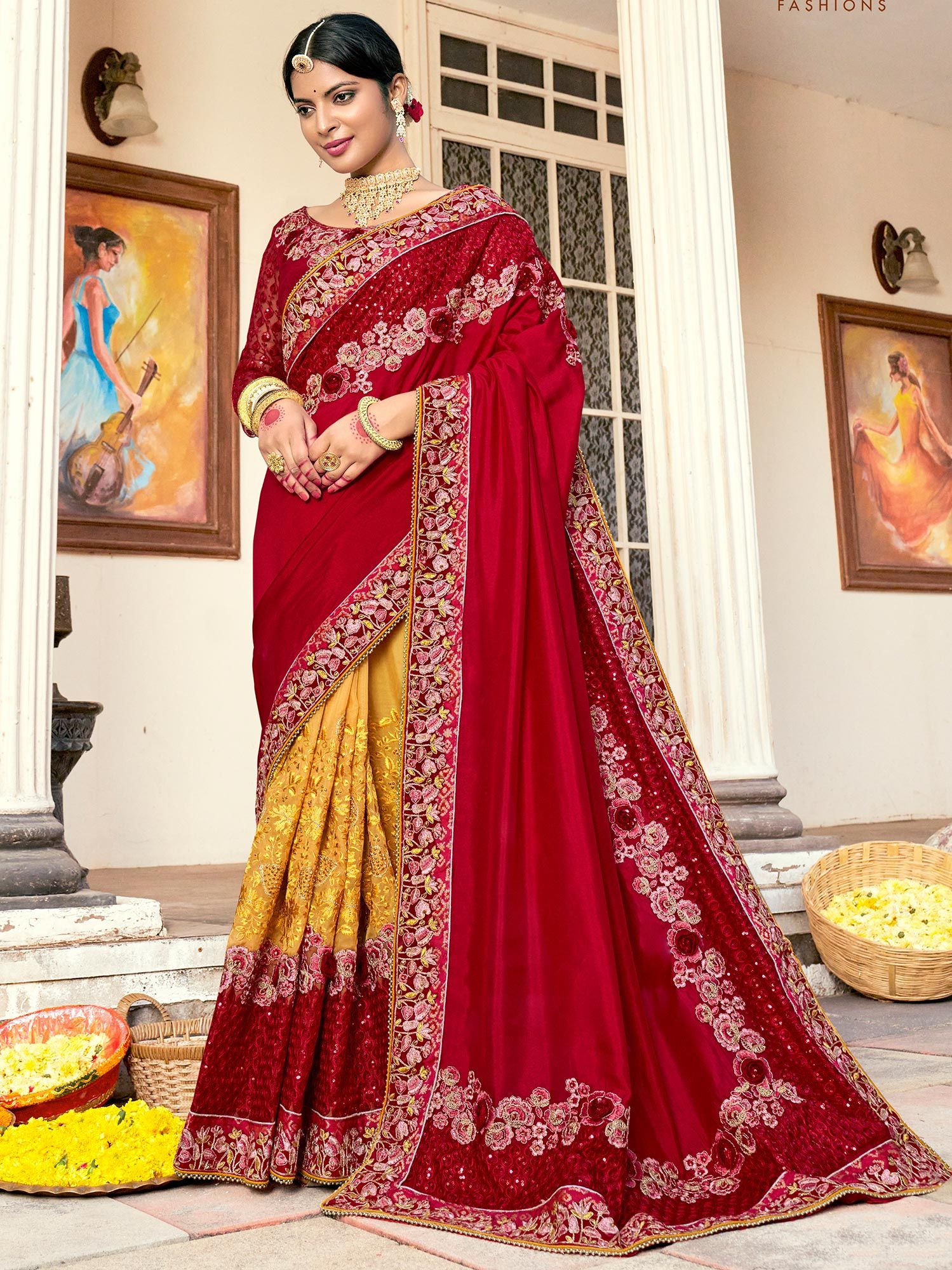 Bollywood Divas and Red Sarees