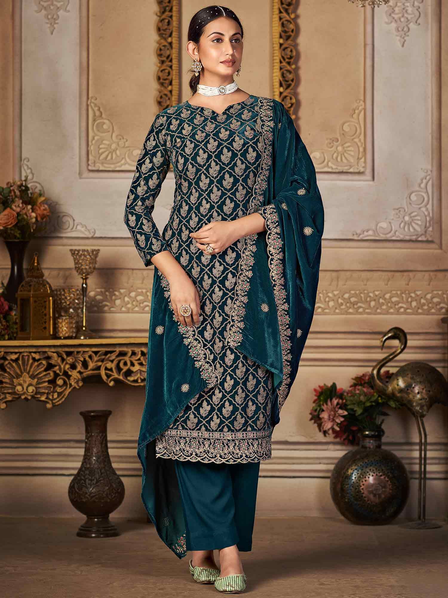 Pant Style Salwar Suits Online  Punjaban Designer Boutique