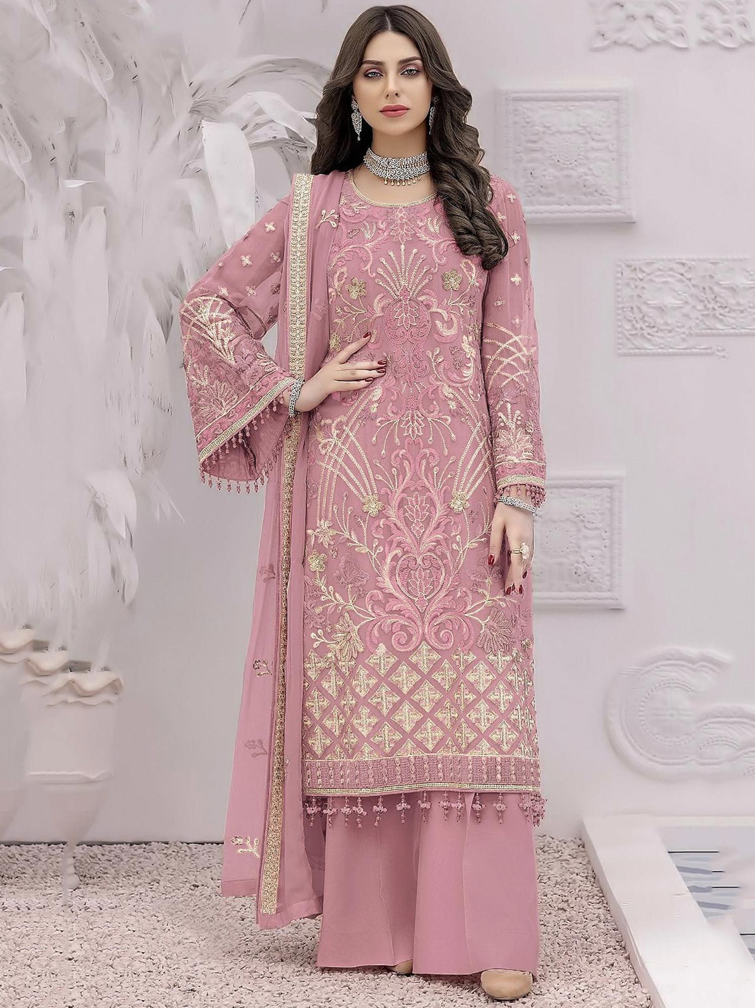 Bollywood Wedding Party Wear Salwar Indian Pakistani Suit Salwar Kameez  Women | eBay