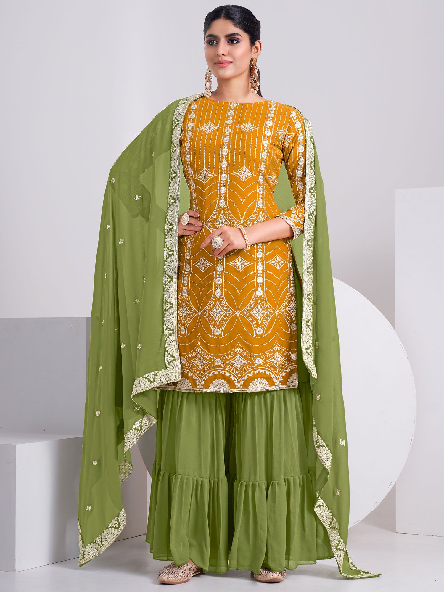 Sharara Designs: Try These Sharara Designs If You're Tired Of Wearing Plain  Salwar Suits