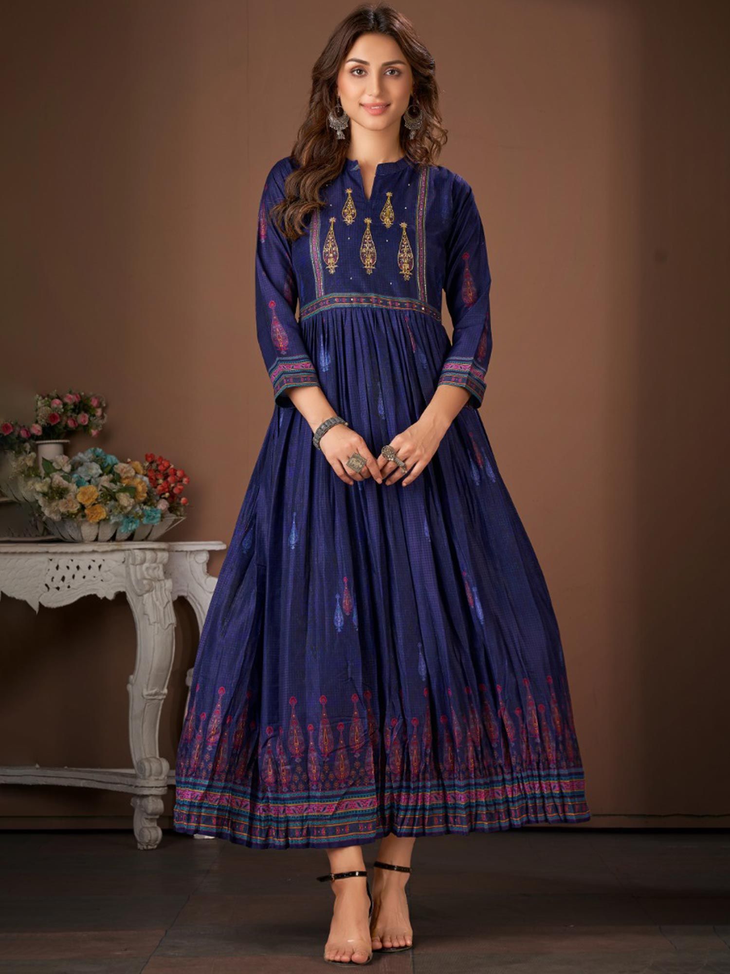 A-Line Stretchable Designer Party Wear Kurti, Size: Free at Rs 1799 in Surat