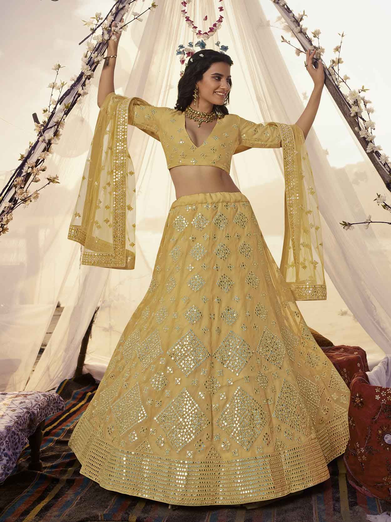 Banglori Silk Peach Designer Lehenga Choli