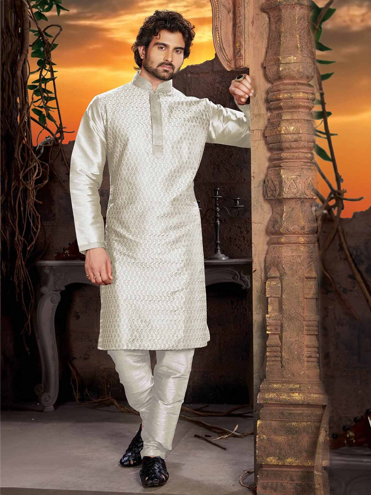 Men Kurta Pyjama : Latest Kurta Pajama for Wedding Online