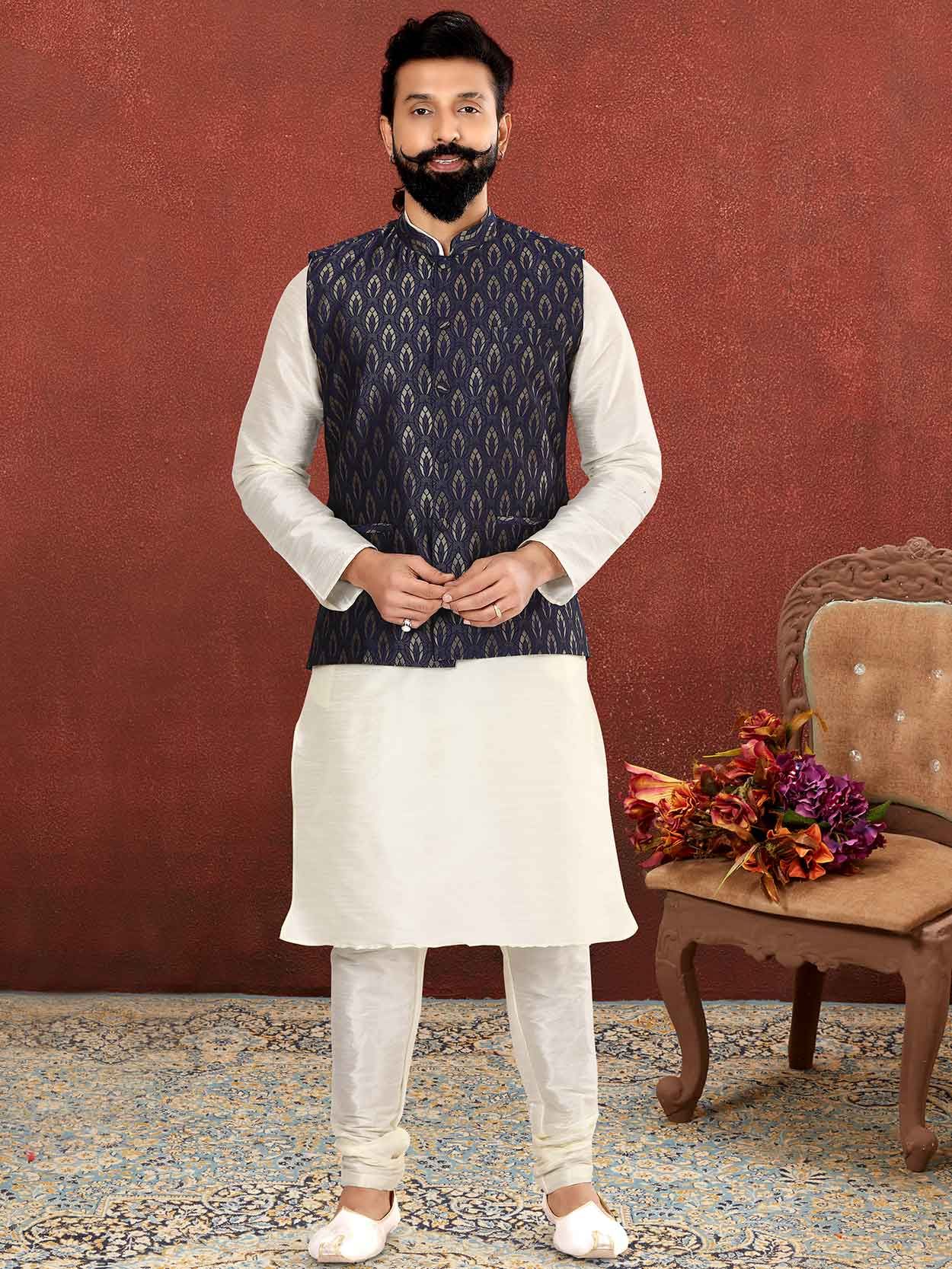 Designer Men Kurta in Mumbai at best price by Shreeji Apparels - Justdial