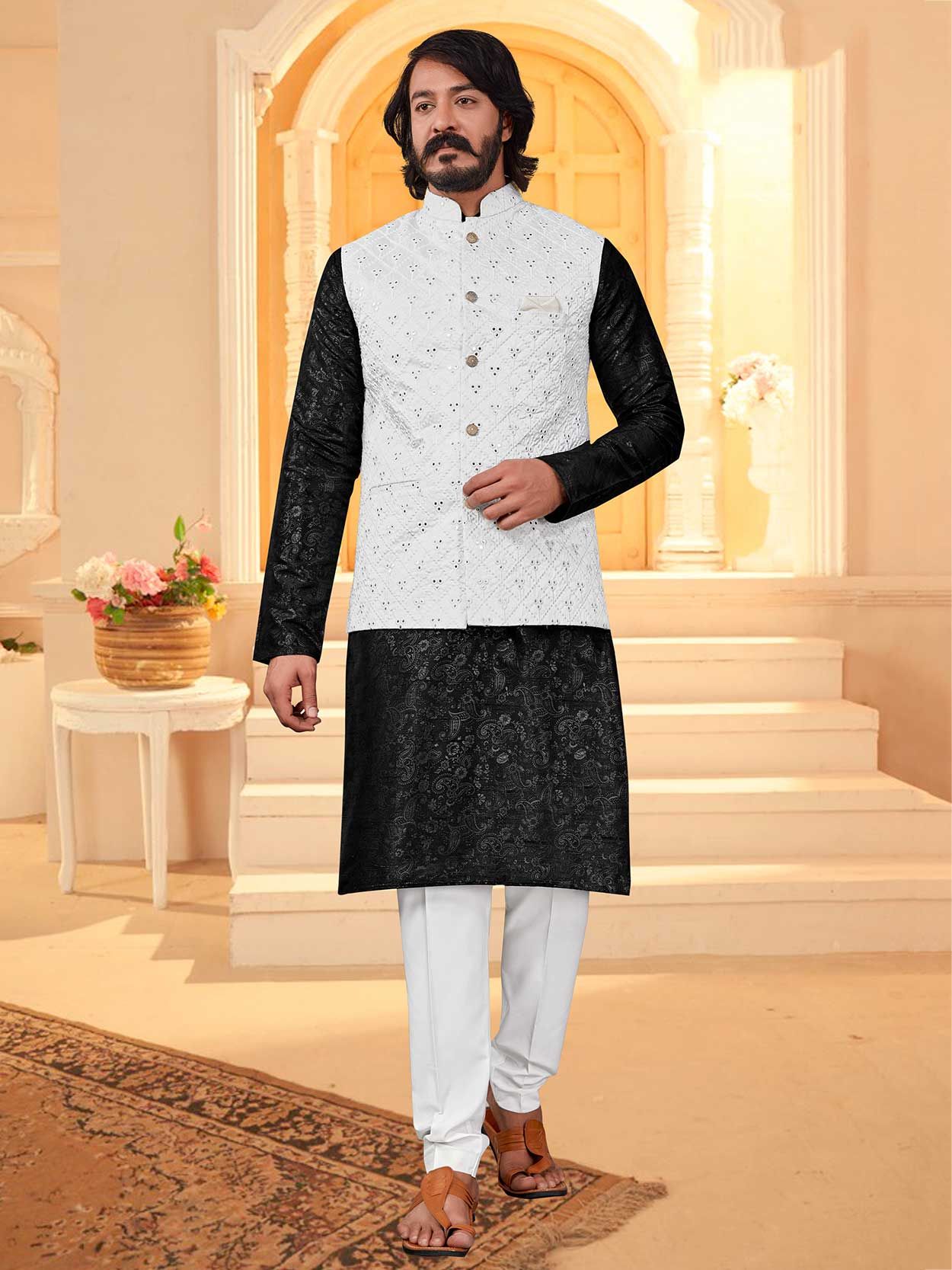 Kurta Pajama For Men | Buy Designer Kurta Pajama Online USA, UK