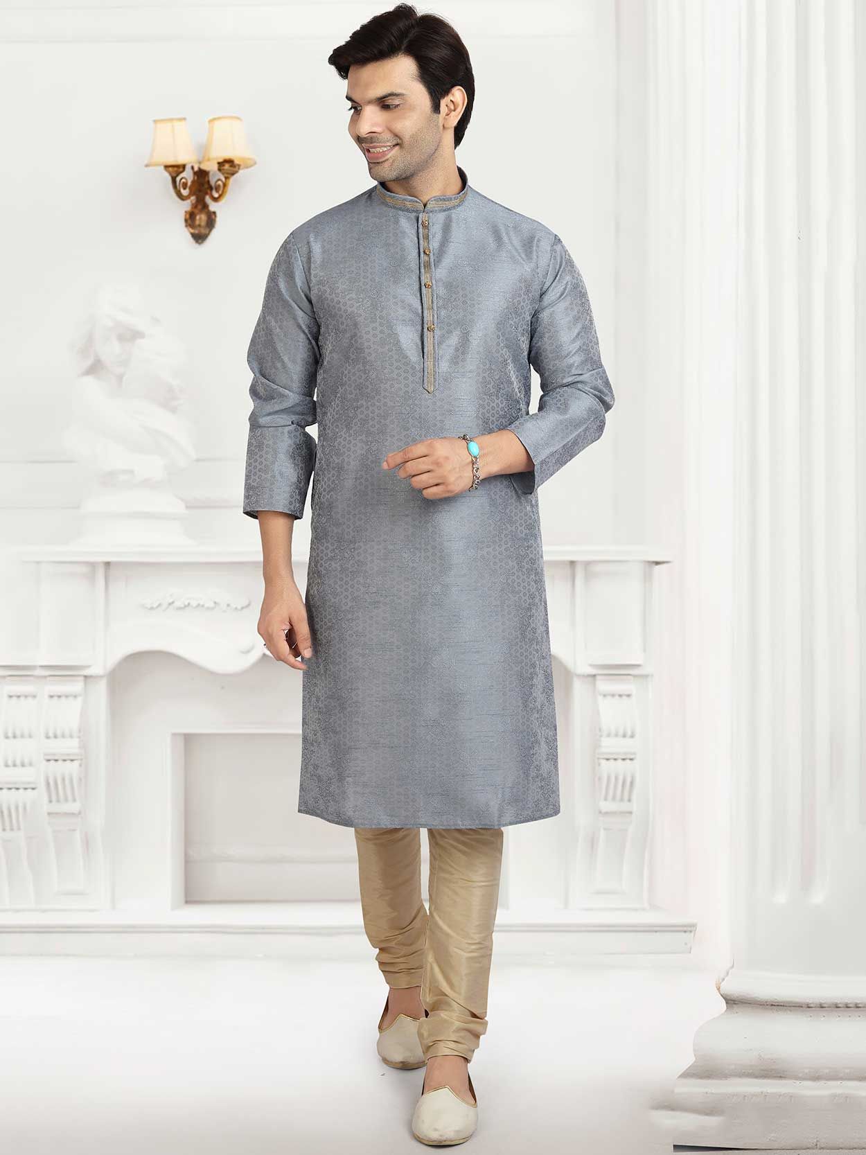 Buy Yellow Cotton Printed Geometric Jalsa Kurta Set For Men by Aham-Vayam  Online at Aza Fashions. | Gents kurta design, Boys kurta design, Mens kurta  designs