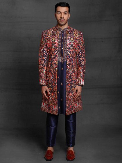 indo western sherwani for men,