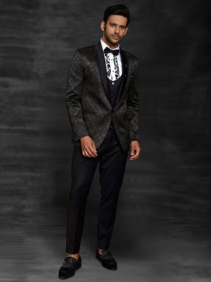 Designer Wedding Three Piece Suit Online.