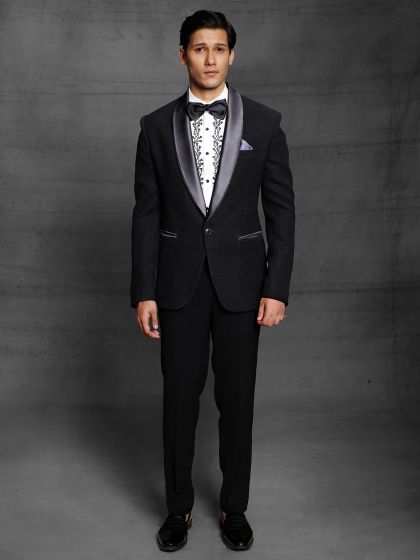 black tuxedo suit for groom,best designer suit for men