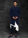 Fabulous Blue Colour Men's Indowestern in Imported Fabric.