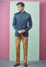 Designer Jodhpuri Suit Online Blue Colour.