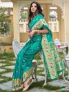 Green Colour Banarasi Silk Saree.