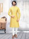 Traditional Kurta Pajama Yellow Colour.