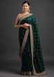 Green Colour Art Silk Fabric Designer Saree.