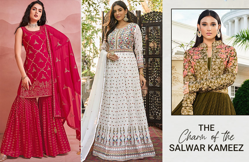 Buy Traditional Salwar Kameez and Salwar Suits Online Shopping